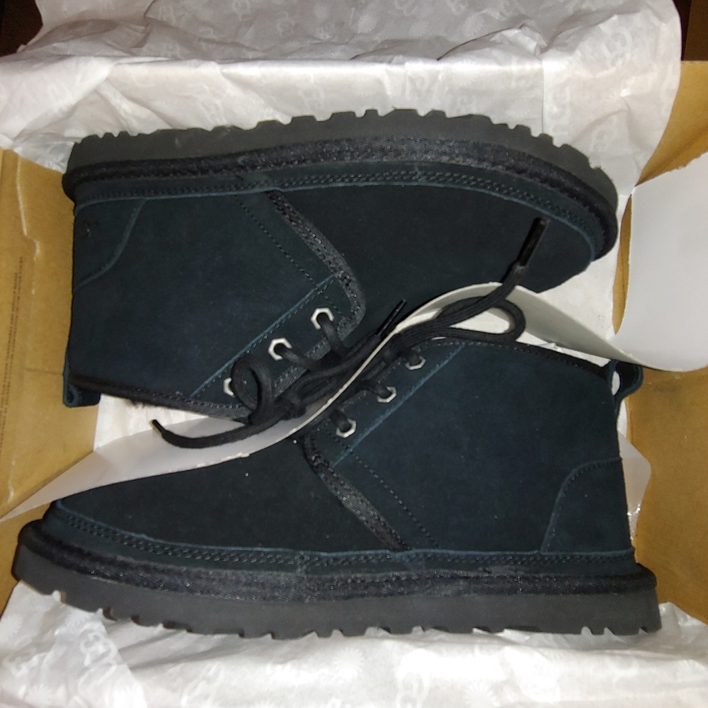 Women's UGG Neumel Black Sheepskin Boot Authentic